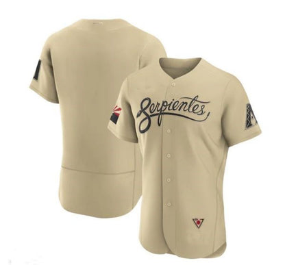 Custom Arizona Diamondbacks City Connect Authentic Jersey - Gold Stitches Baseball Jerseys