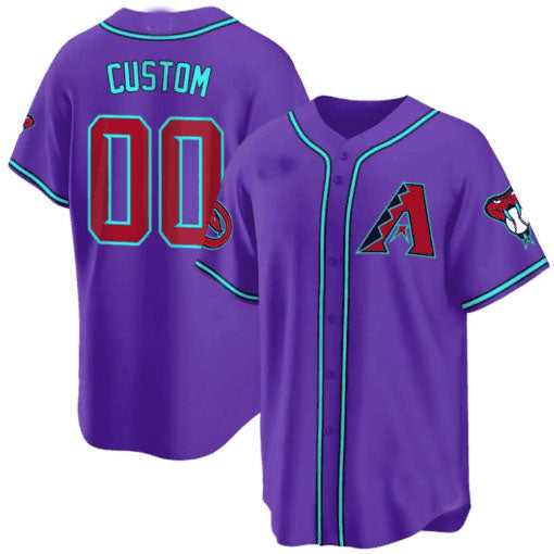 Custom A.Diamondbacks Cool Base Game Stitched Baseball Jerseys