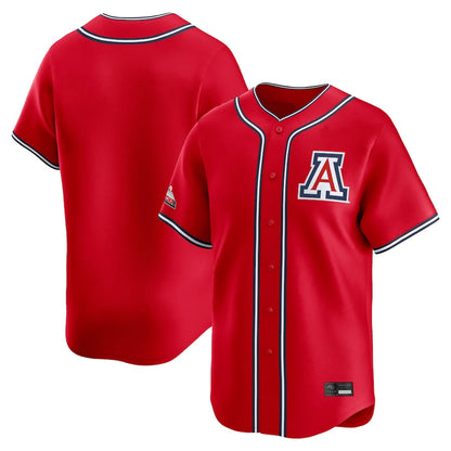 Arizona Wildcats Blank Player Red College Jerseys -Limited Baseball Jerseys