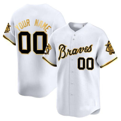 Custom A.Braves Peaches n¡¯ Cream Vapor Premier Limited Stitched Baseball Jerseys