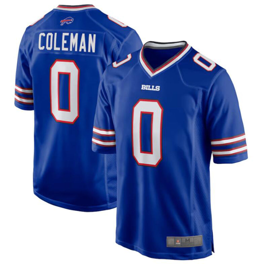 B.Bills #0 Keon Coleman Royal 2024 Draft Player Game Jersey American Stitched Football Jerseys