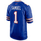 B.Bills #1 Curtis Samuel Royal Game Jersey American Stitched Football Jerseys