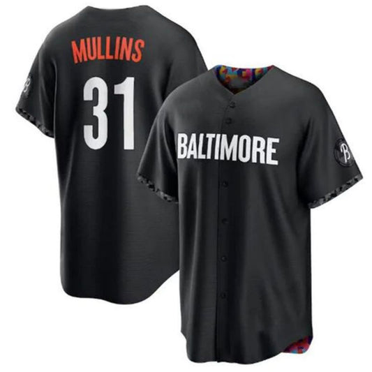 Baltimore Orioles #31 Cedric Mullins 2023 City Connect Replica Player Jersey - Black Baseball Jerseys