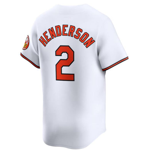 Baltimore Orioles #2 Gunnar Henderson Home Limited Player Jersey - White