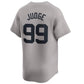 NY.Yankees #99 Aaron Judge Gray Away Limited Player Jersey American Stitched Baseball Jerseys