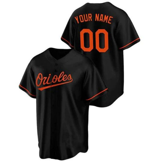 Baseball Jerseys Custom Baltimore Orioles Black Jersey Men Youth Women Stitched Jerseys