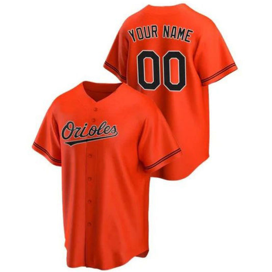 Baseball Jerseys Custom Baltimore Orioles Orange Jersey Men Youth Women Stitched Jerseys