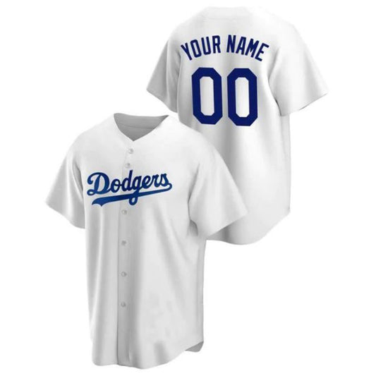 Baseball Jerseys Custom Los Angeles Dodgers White Jerseys Stitched Men Youth And Women For Birthday Gift