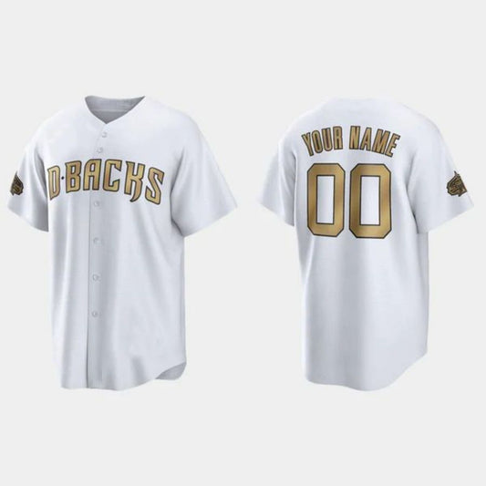 Baseball White Custom Arizona Diamondbacks 2022 All Star Game Baseball Jersey Stitched