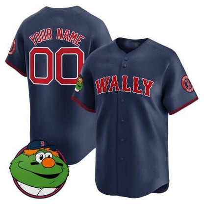 Custom B.Red Sox Wally Vapor Premier Limited Baseball Jerseys