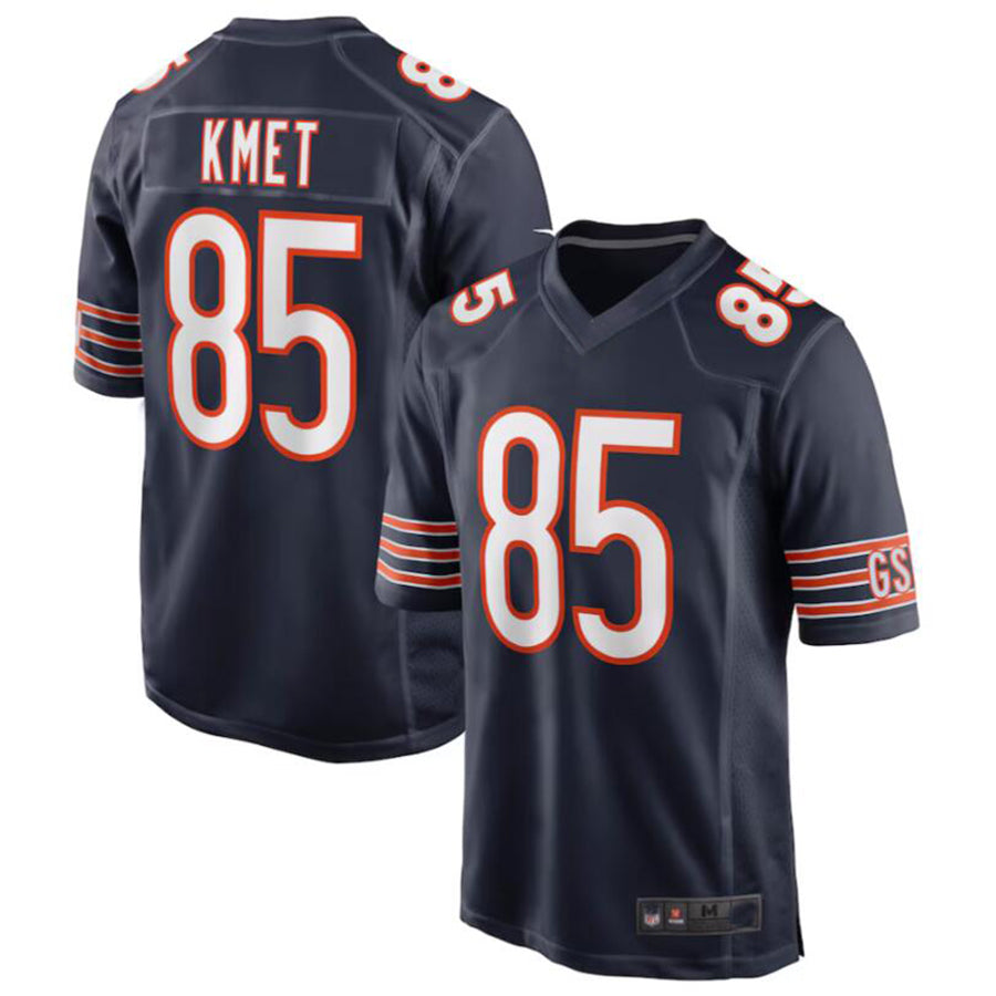 C.Bears #85 Cole Kmet Navy Player Game Jersey American Stitched Football Jerseys