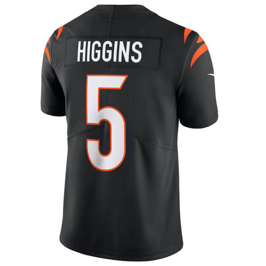 C.Bengals #5 Tee Higgins Black Vapor Untouchable Limited Jersey American Stitched Football Jerseys