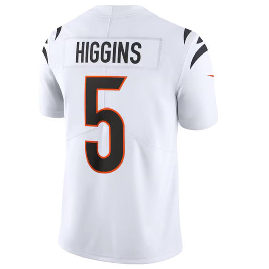 C.Bengals #5 Tee Higgins White Vapor Untouchable Limited Jersey American Stitched Football Jerseys