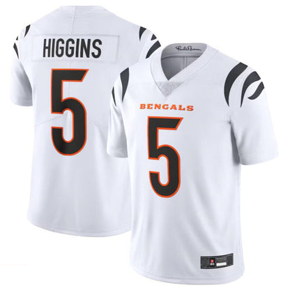 C.Bengals #5 Tee Higgins White Vapor Untouchable Limited Jersey American Stitched Football Jerseys