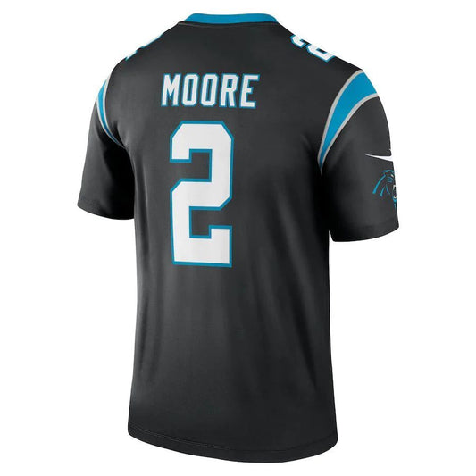 C.Panthers #2 D.J. Moore Black Legend Player Jerseyr Stitched American Football Jerseys