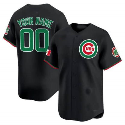 Custom C.Cubs Mexico Vapor Premier Limited Stitched Baseball Jerseys