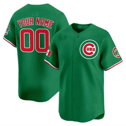Custom C.Cubs Mexico Vapor Premier Limited Stitched Baseball Jerseys