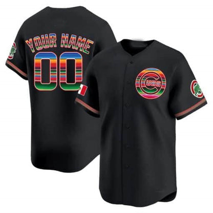 Custom C.Cubs Mexico Vapor Premier Limited Baseball Jerseys