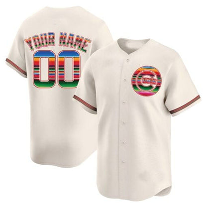 Custom C.Cubs Mexico Vapor Premier Limited Baseball Jerseys