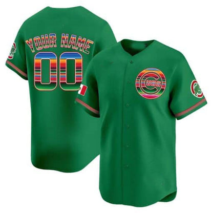 Custom C.Cubs Mexico Vapor Premier Limited Baseball Jerseys