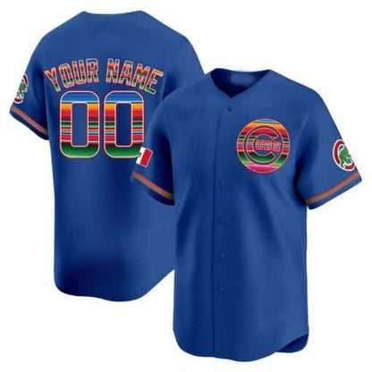 Custom C.Cubs Mexico Vapor Premier Limited Baseball Jerseys