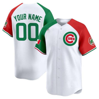 Custom C.Cubs Mexico Vapor Premier Limited V3 Baseball Jerseys