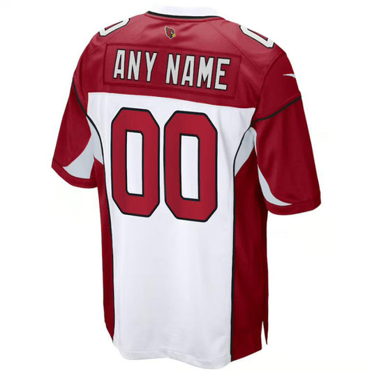 Custom A.Cardinals White Alternate Custom Game Football Jersey