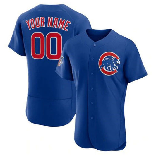 Custom Chicago Cubs Alternate Authentic Jersey - Royal Baseball Jerseys