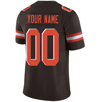 Custom C.Browns Stitched American Football Jerseys Personalize Birthday Gifts Game Brown Jersey