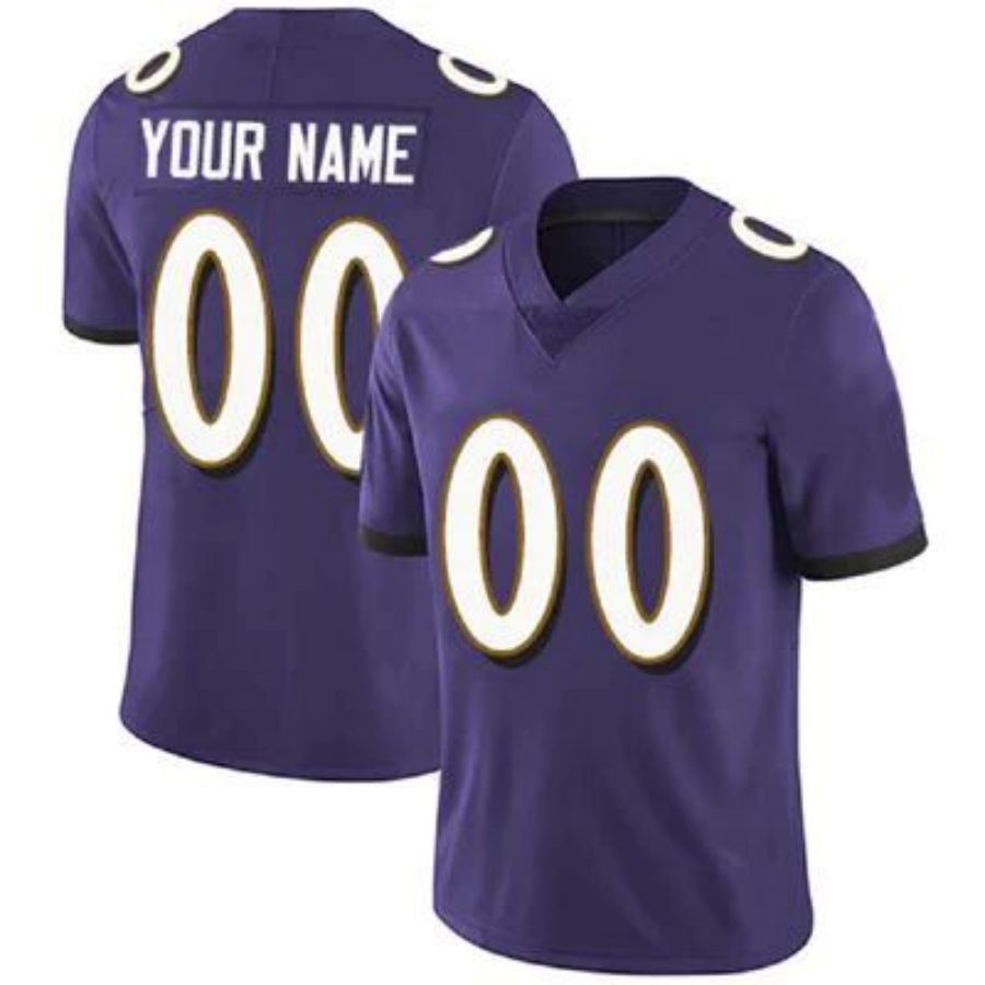 Custom Jersey B.Ravens American Purple Christmas Birthday Gifts Jersey Stitched Football Jerseys