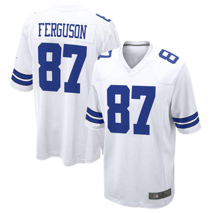 D.Cowboys #87 Jake Ferguson White Game Jersey American Stitched Football Jerseys