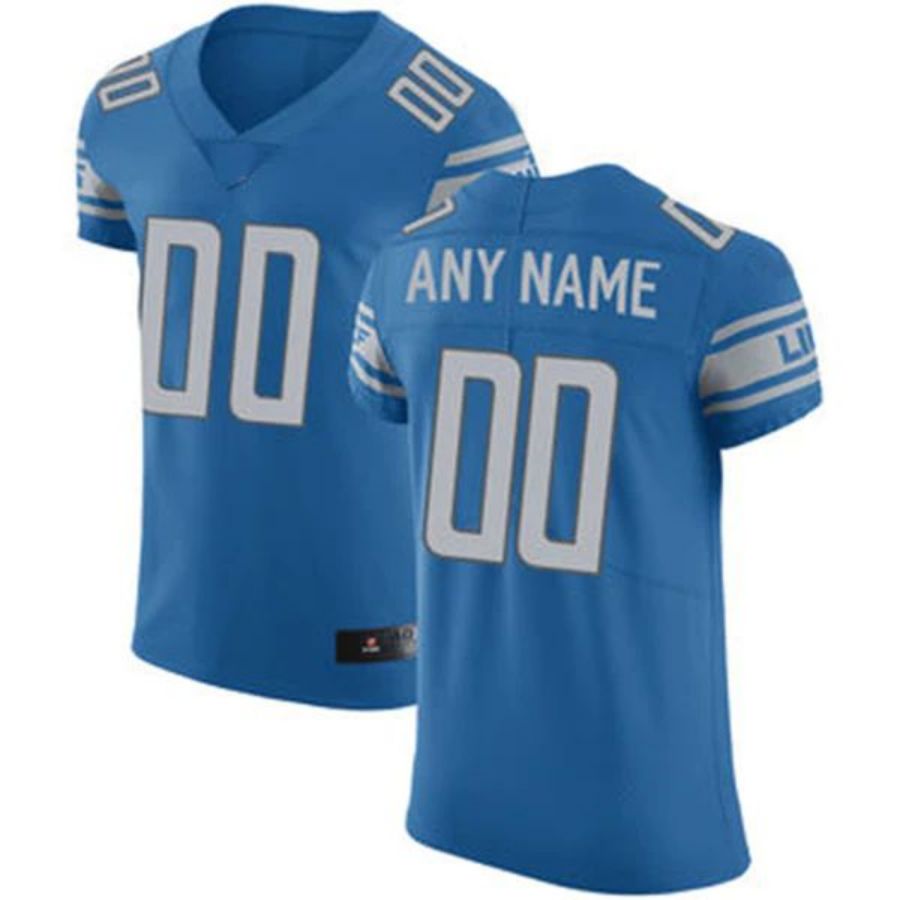 D.Lions Blue Vapor Untouchable Custom Elite Jersey Stitched Football Jerseys