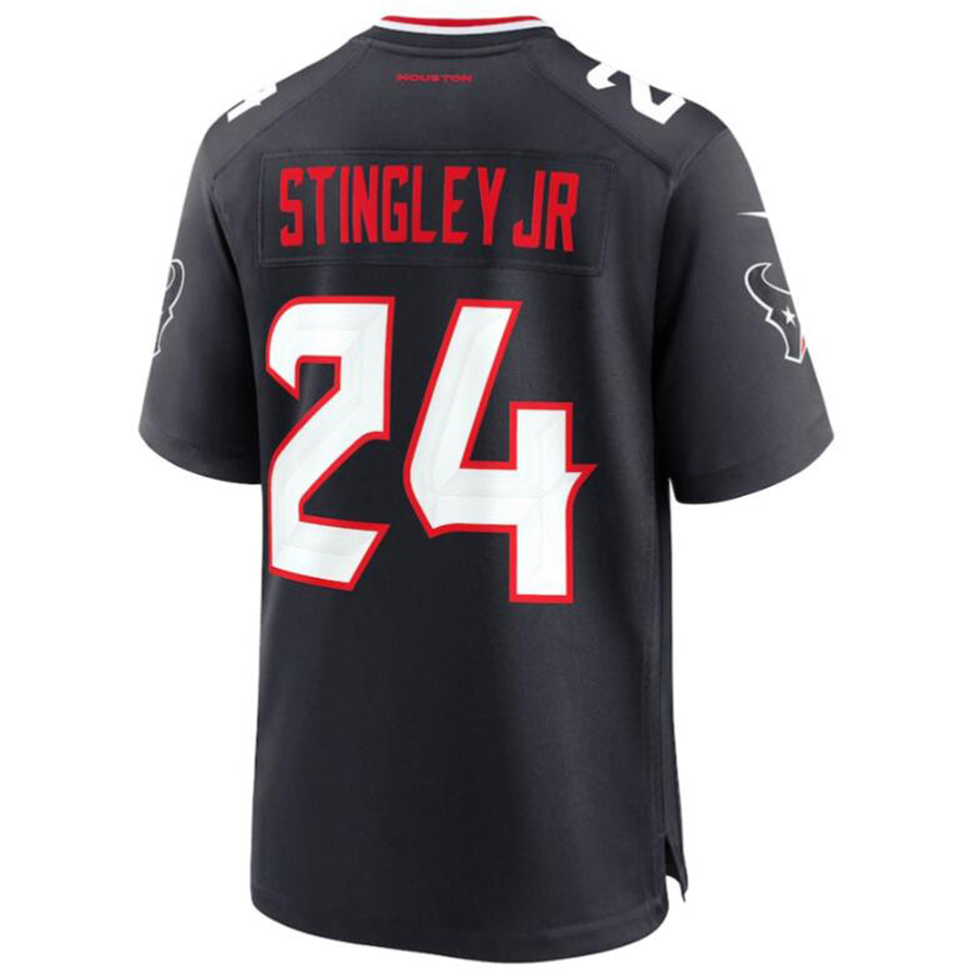 Football Jersey H.Texans #24 Derek Stingley Jr. Player Navy Alternate Game Jersey Stitched Jerseys