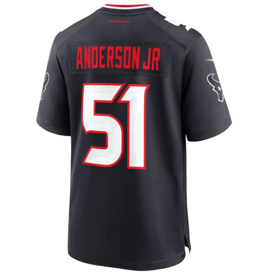 Football Jersey H.Texans #51 Will Anderson Jr. Player Navy Game Jersey Stitched American Jerseys