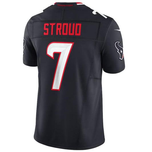 H.Texans #7 C.J. Stroud Player Navy Vapor F.U.S.E. Limited Jersey Stitched American Football Jerseys