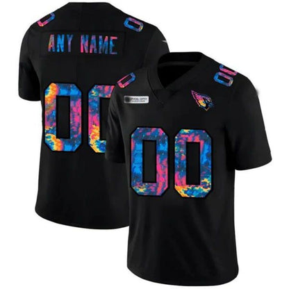 Football Jerseys A.Cardinals Custom Multi-Color Black 2020 Crucial Catch Vapor Untouchable Limited Jersey American Stitched Jerseys