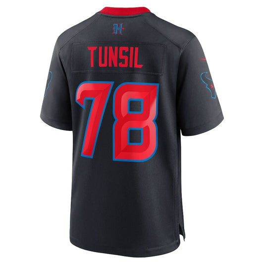 H.Texans 78 Laremy Tunsil Player Navy 2nd Alternate Game American Football Jersey