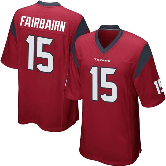 H.Texans #15 Ka'imi Fairbairn Player Red Game Football Jerseys