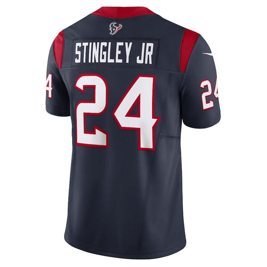 H.Texans #24 Derek Stingley Jr. Player Navy Vapor F.U.S.E. Limited American Football Jersey
