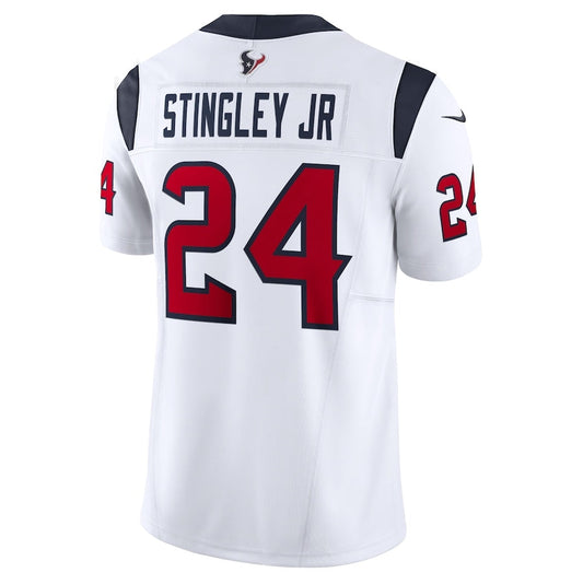 H.Texans #24 Derek Stingley Jr. Player White Vapor F.U.S.E. Limited American Football Jersey