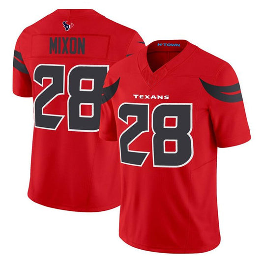 H.Texans #28 Joe Mixon Player Red Vapor F.U.S.E. Limited Football Jerseys