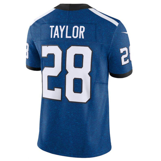 I.Colts #28 Jonathan Taylor Blue Vapor F.U.S.E. Limited Jersey American Stitched Football Jerseys