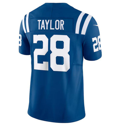 I.Colts #28 Jonathan Taylor Royal Vapor F.U.S.E. Limited Jersey American Stitched Football Jerseys