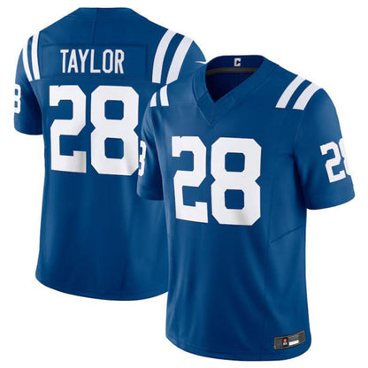 I.Colts #28 Jonathan Taylor Royal Vapor F.U.S.E. Limited Jersey American Stitched Football Jerseys