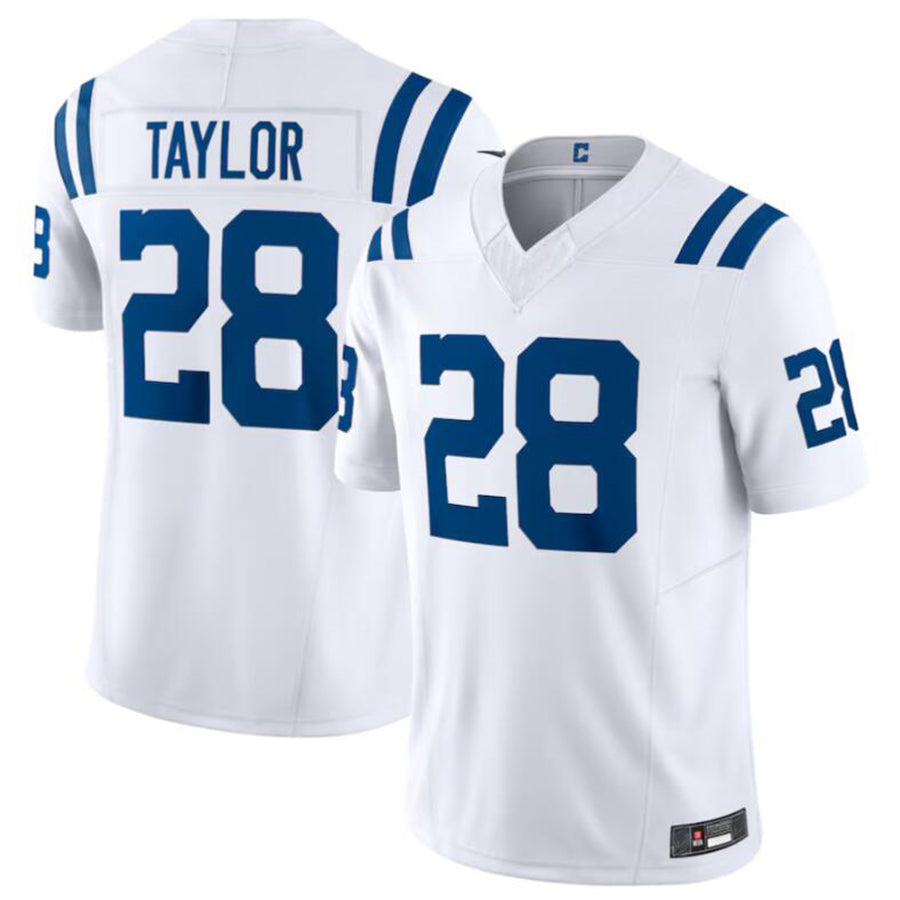 I.Colts #28 Jonathan Taylor White Vapor F.U.S.E. Limited Jersey American Stitched Football Jerseys