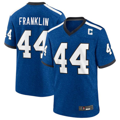 I.Colts #44 Zaire Franklin Royal Indiana Nights Alternate Game Jersey American Stitched Football Jerseys