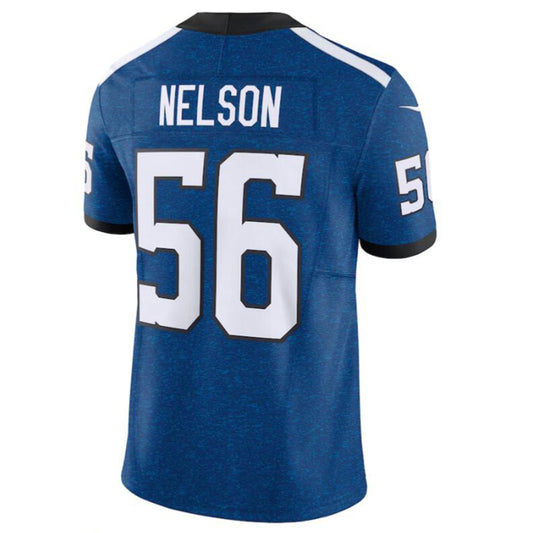 I.Colts #56 Quenton Nelson Blue Vapor F.U.S.E. Limited Jersey American Stitched Football Jerseys