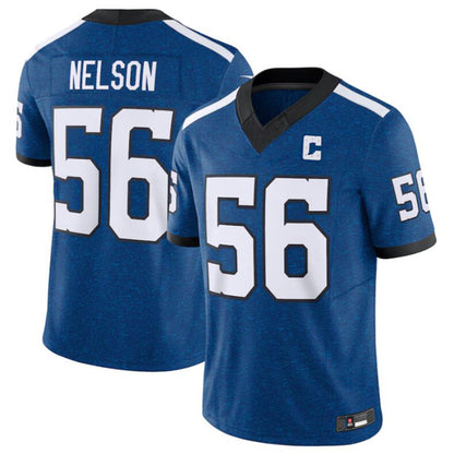 I.Colts #56 Quenton Nelson Blue Vapor F.U.S.E. Limited Jersey American Stitched Football Jerseys
