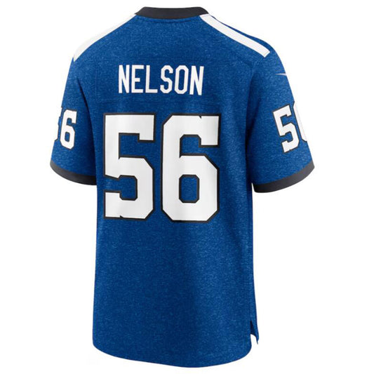 I.Colts #56 Quenton Nelson Royal Indiana Nights Alternate Game Jersey American Stitched Football Jerseys