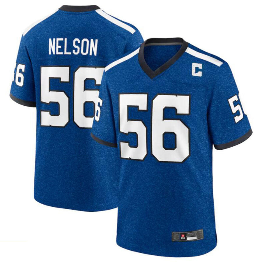 I.Colts #56 Quenton Nelson Royal Indiana Nights Alternate Game Jersey American Stitched Football Jerseys